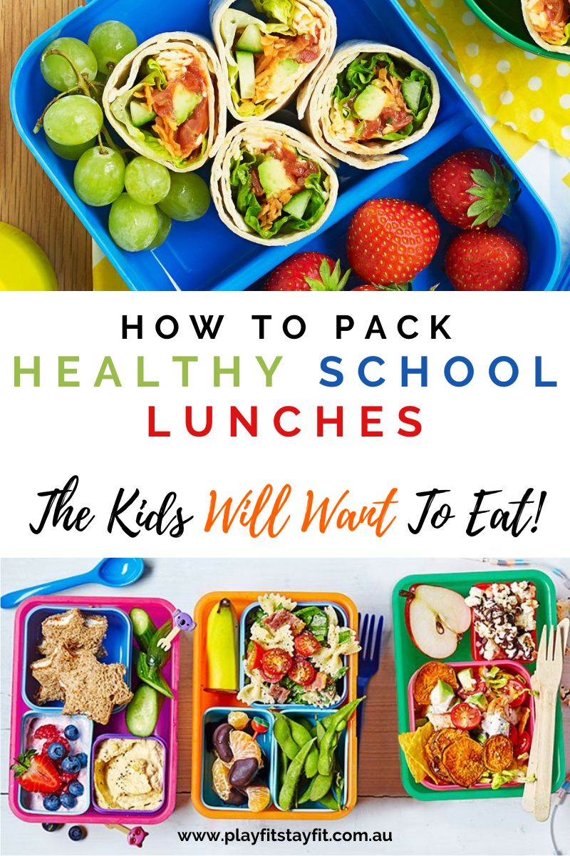 How To Pack Healthy School Lunches
