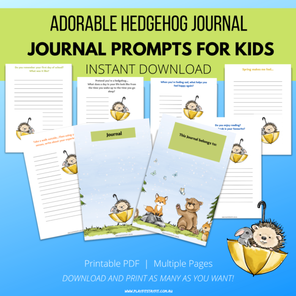 Adorable Hedgehog Journal